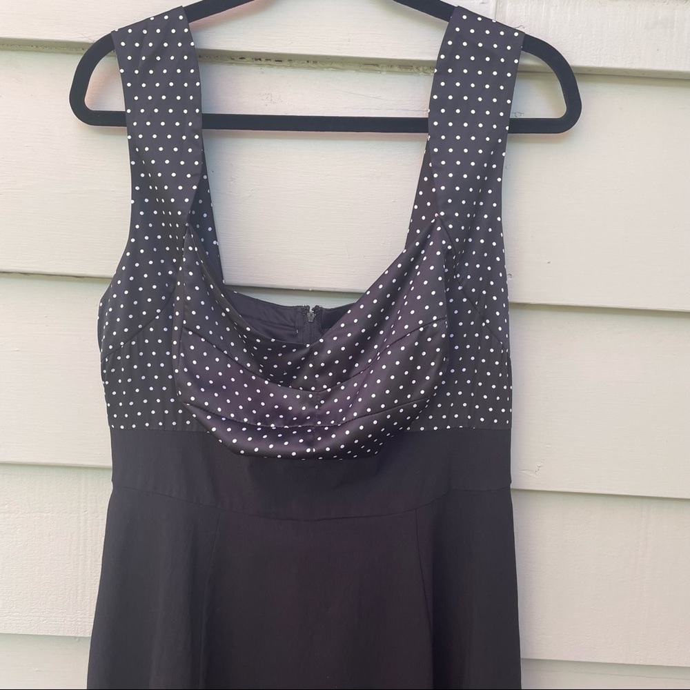 BNWT Torrid Black and White Polka Dot Fit and Flare Pinup Dress 14